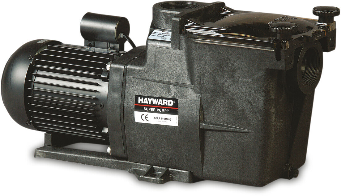 Hayward Schwimmbadpumpe 2" Innengewinde 230VAC type Super Pump 0,75PS