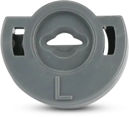 NaanDan Plastic slotted nozzle 2,5mm grey type 5035 / 233