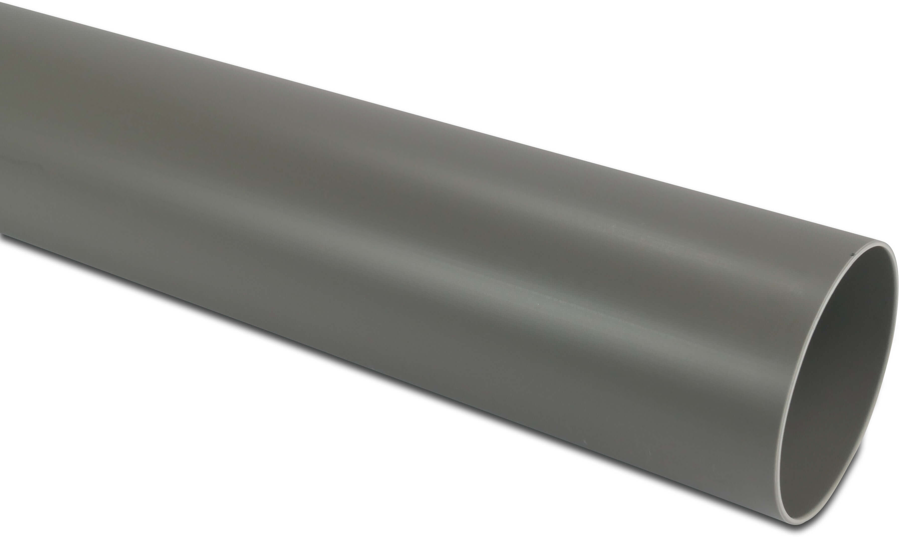 Afvoerbuis PVC-U 110 mm x 2,2 mm SN2 glad grijs 5m