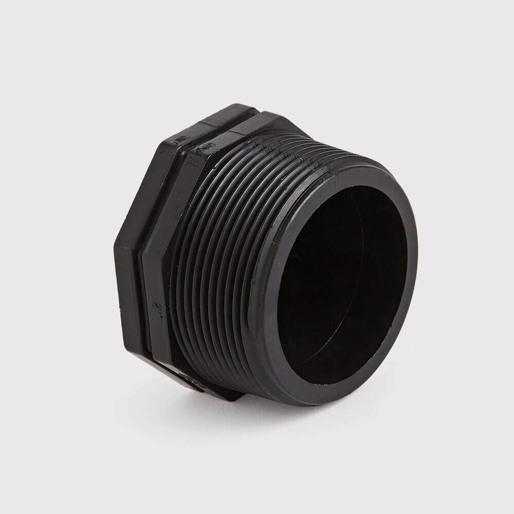 Plug PP 1/2" male thread 10bar black