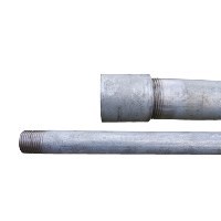 Metal galvanised fitting pipes