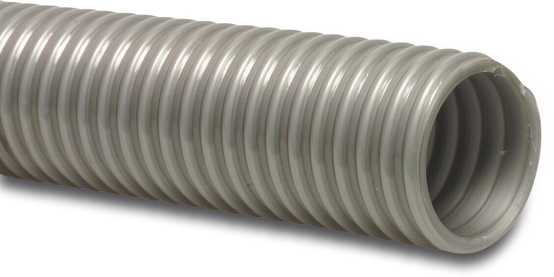 Profec Spiral suction hose PVC 51 mm 4bar grey 30m type Polar