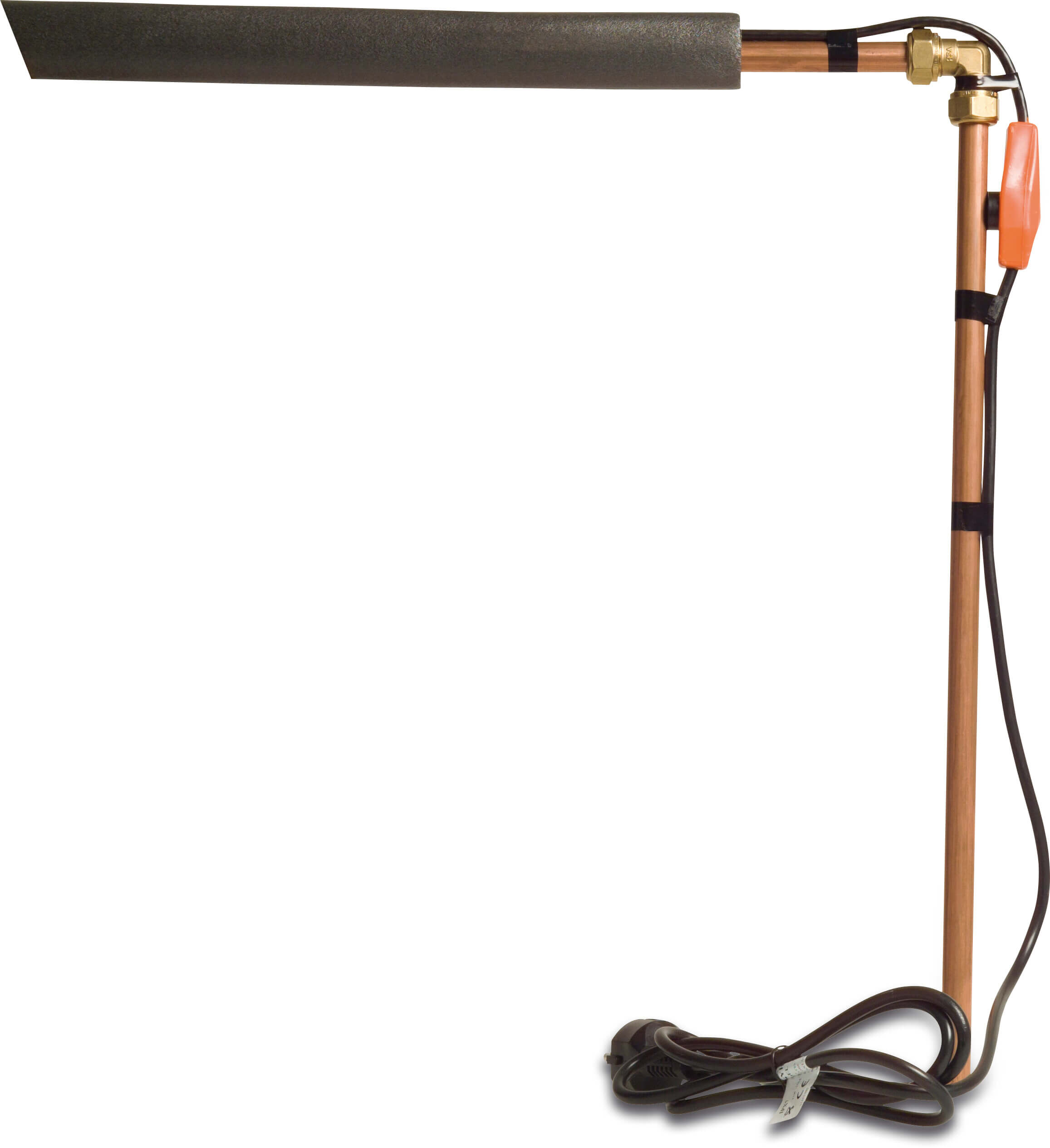 Frost protection cable with 1,5m cord and termal switch 230VAC 9,5m