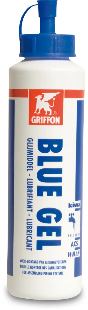 Griffon Smøremiddel 250g blå klemmeflaske BELGAQUA type Blue Gel