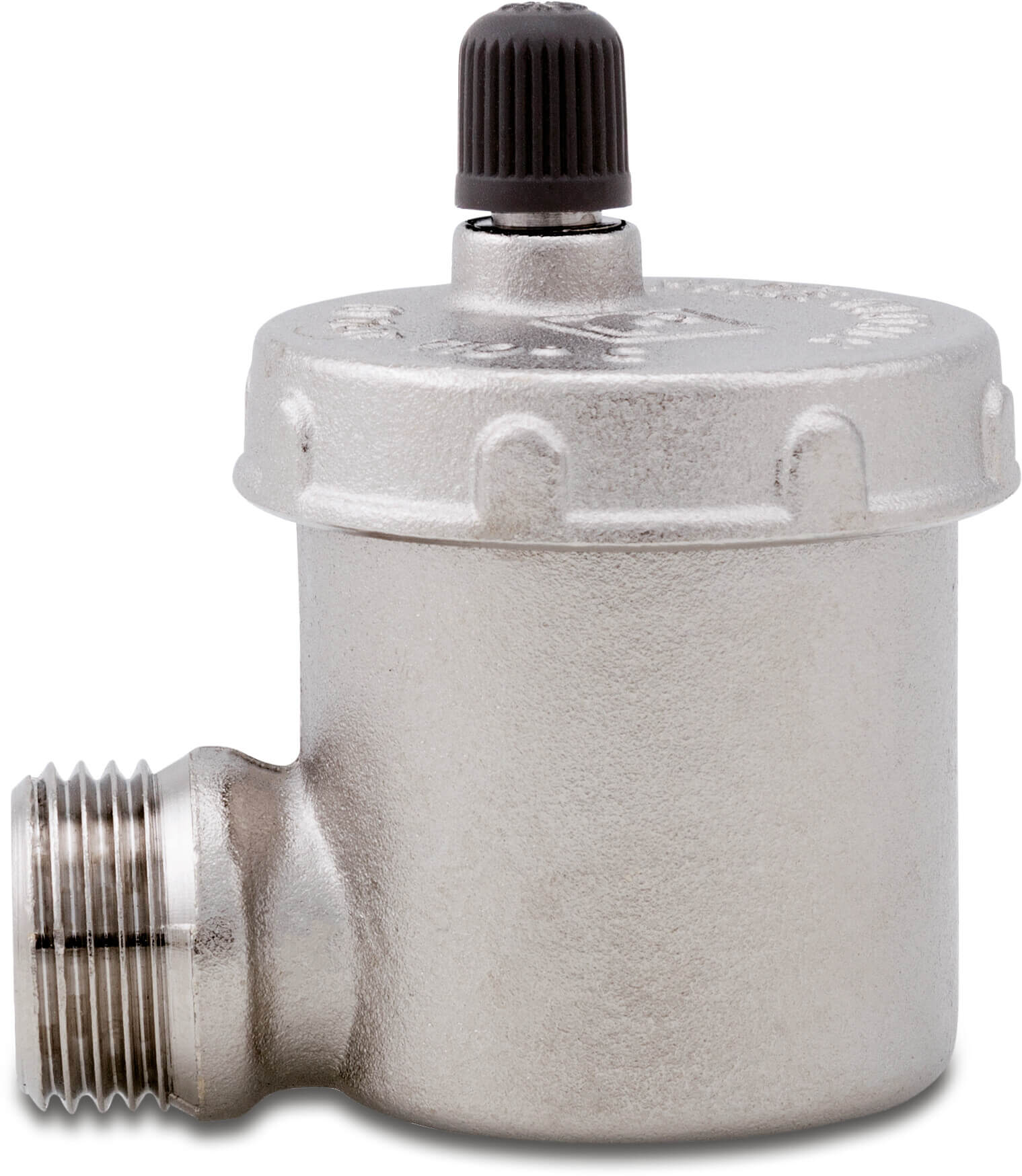 Itap Automatische ontluchter messing vernikkeld 1/2" buitendraad 10bar type 364 onderaansluiting - uitgang boven