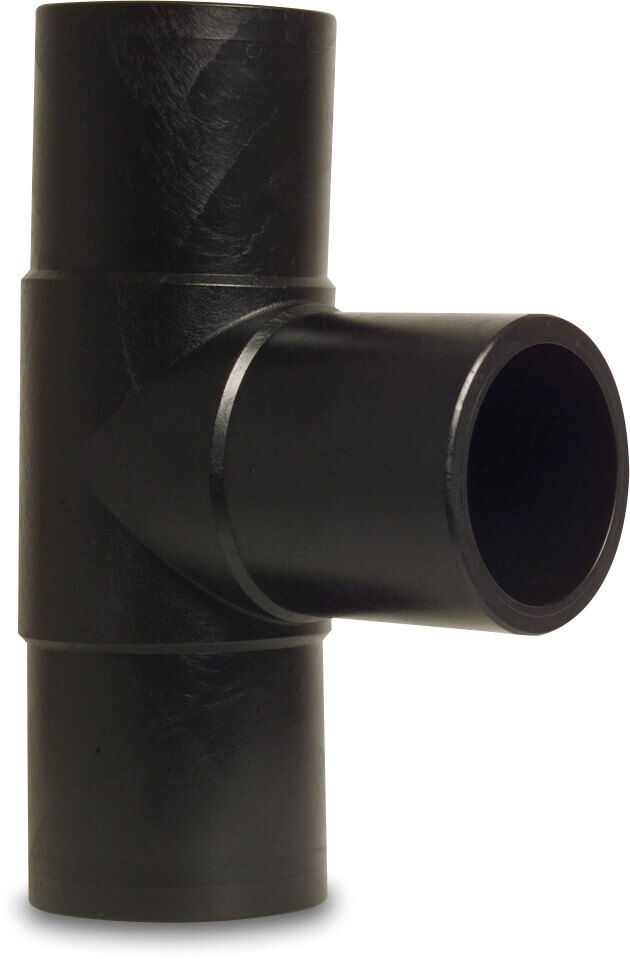 Profec T-piece 90° PE100 20 mm spigot SDR 11 10bar 16bar black DVGW