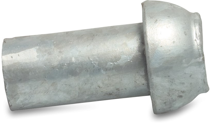 Snelkoppeling staal gegalvaniseerd 108 mm x 108 mm V-deel Perrot x lasspie type Perrot