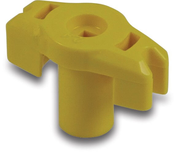NaanDanJain Plastic main nozzle 2,4mm yellow type 5022 2.4 mm yellow type 5022