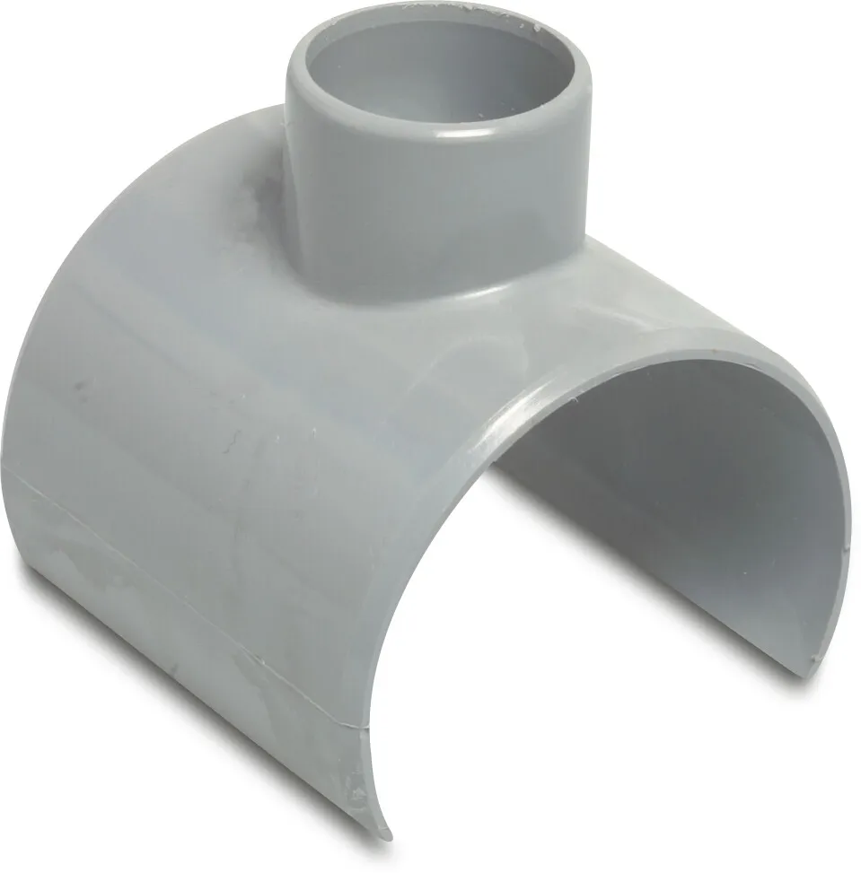 Clamp saddle PVC-U glue saddle x glue socket KOMO