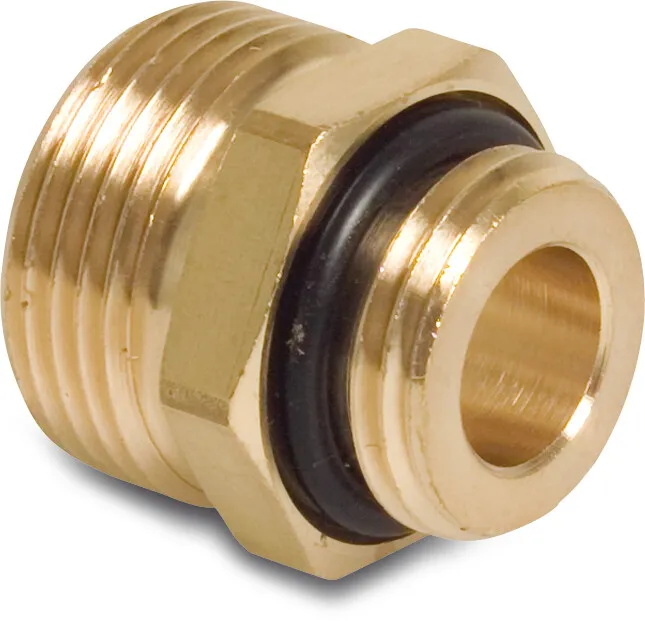 Multi-Fit Nippel Messing Vernickelt 1/2" Außengewinde 20bar KIWA