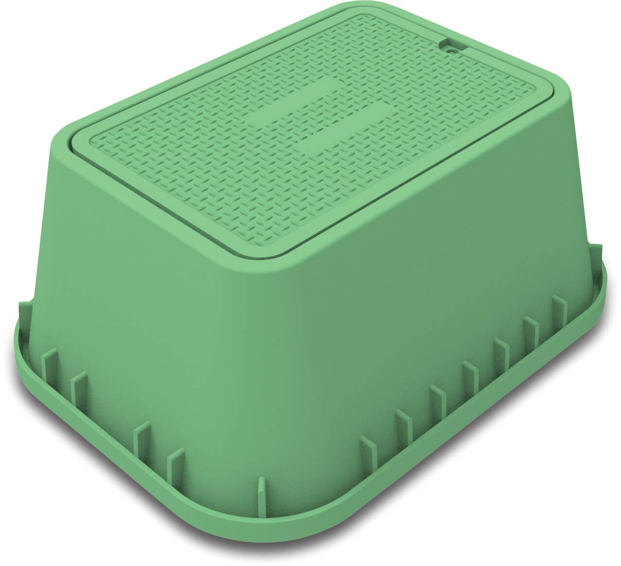 Valve box rectangular HDPE green type VB-1324