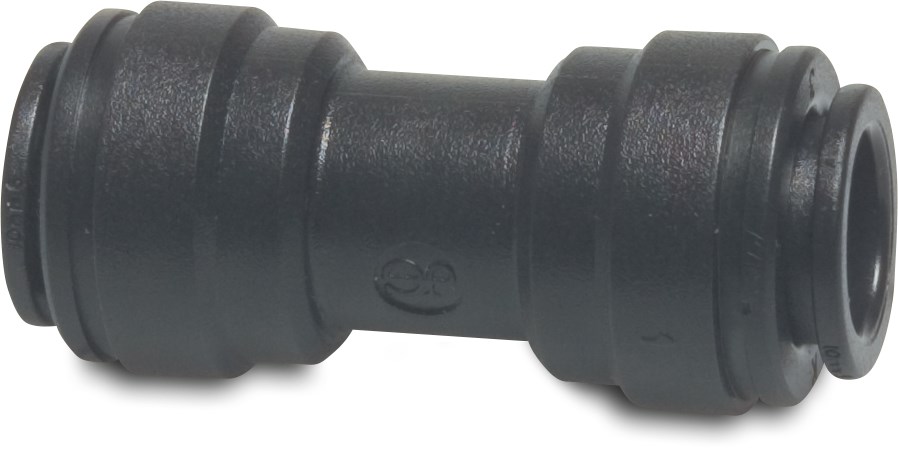Speedfit Koppeling POM 6 mm insteek 10bar zwart type Super