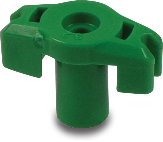 NaanDanJain Plastic main nozzle 3,2mm green type 5022 / 427 / 6024 / 6025