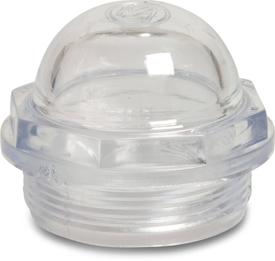 MZ Skueglas plexiglas 3" udv. gevind 3bar