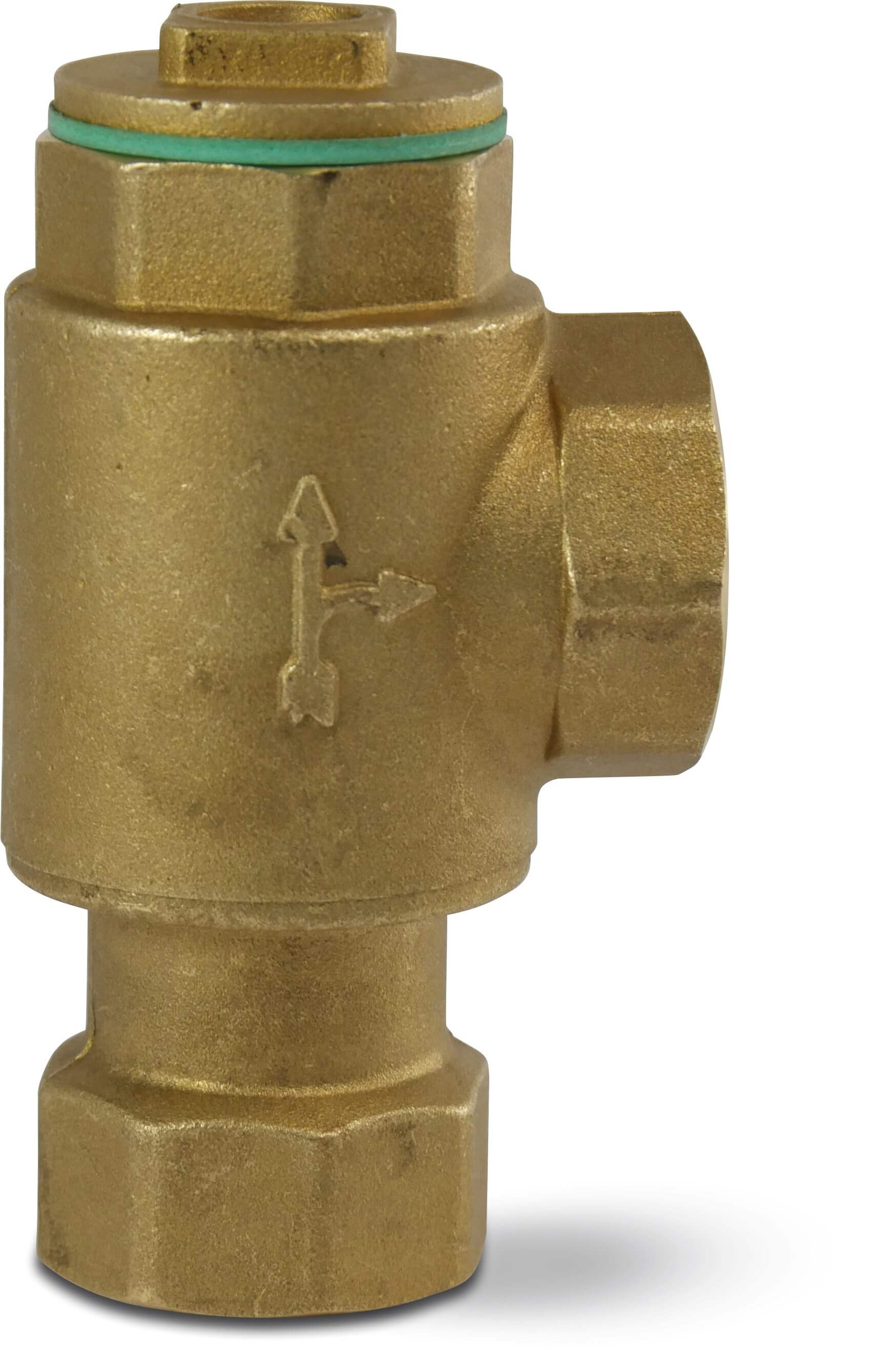 Non return valve brass 1" female thread 16bar DN25 type 35