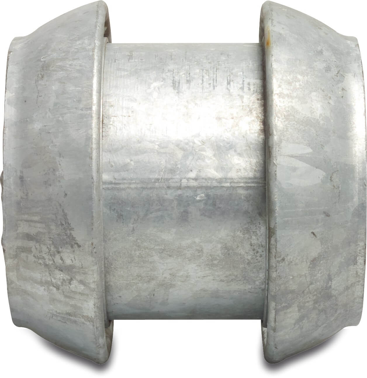 Omvendingskobling stål galvaniseret 108 mm han-del Perrot type Perrot