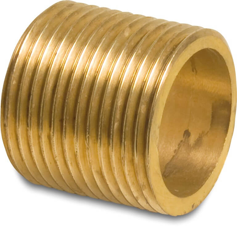 Profec Nr. 531 Smooth nipple brass 1/2" male thread 40bar 30 mm