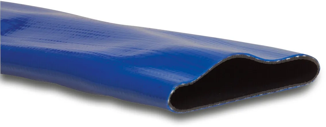 Profec Flat hose PVC 102 mm 7bar blue 50m type Medium Duty