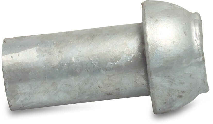Quick coupler adaptor steel galvanised 108 mm x 108 mm male part Perrot x welding spigot type Perrot