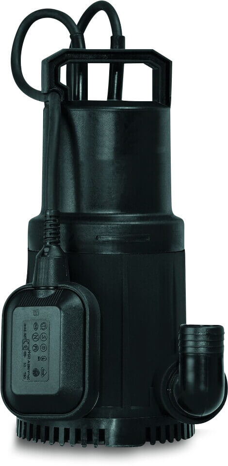 DAB Dykpumpe technopolymer 1 1/4" indvendig gevind 1,3A 230VAC grøn type NOVA SALT M-A