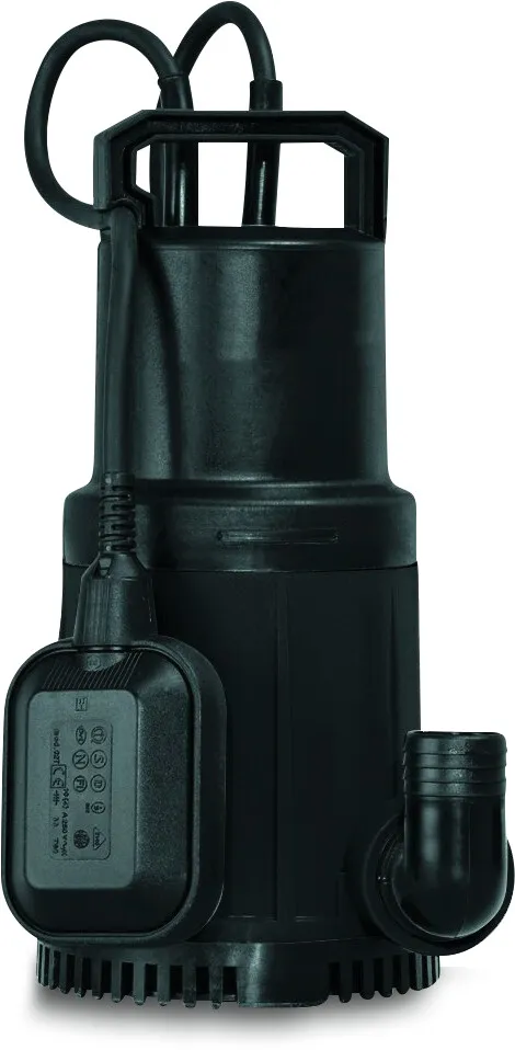 DAB Dykpumpe technopolymer 1 1/4" indvendig gevind 1,3A 230VAC grøn type NOVA SALT M-A