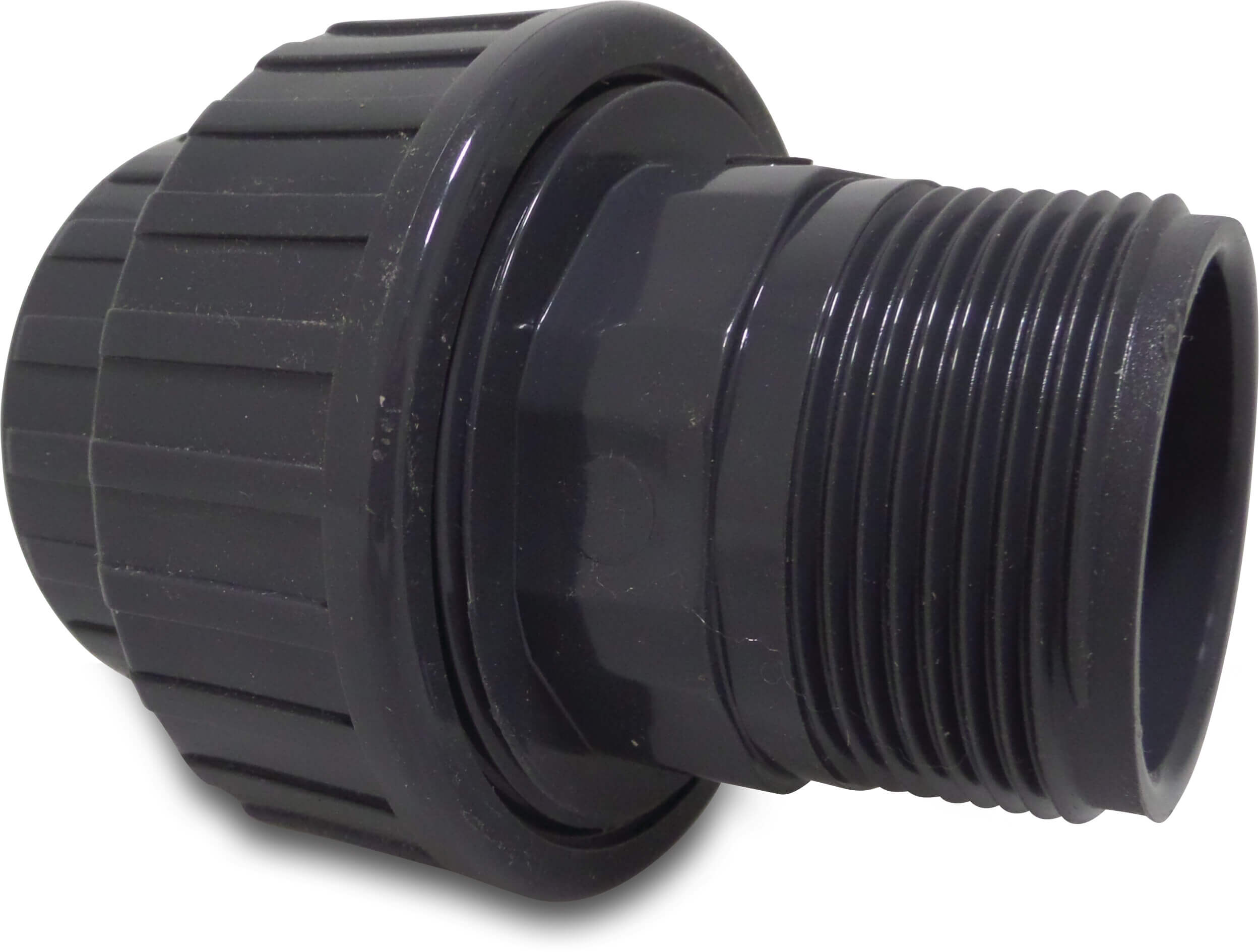 Profec Union coupler PVC-U 3/4" female thread x male thread 10bar grey