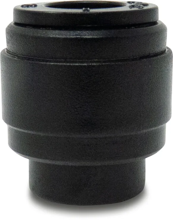 Stopfen POM 6 mm Einsteck 20bar Schwarz WRAS Typ Aquaspeed