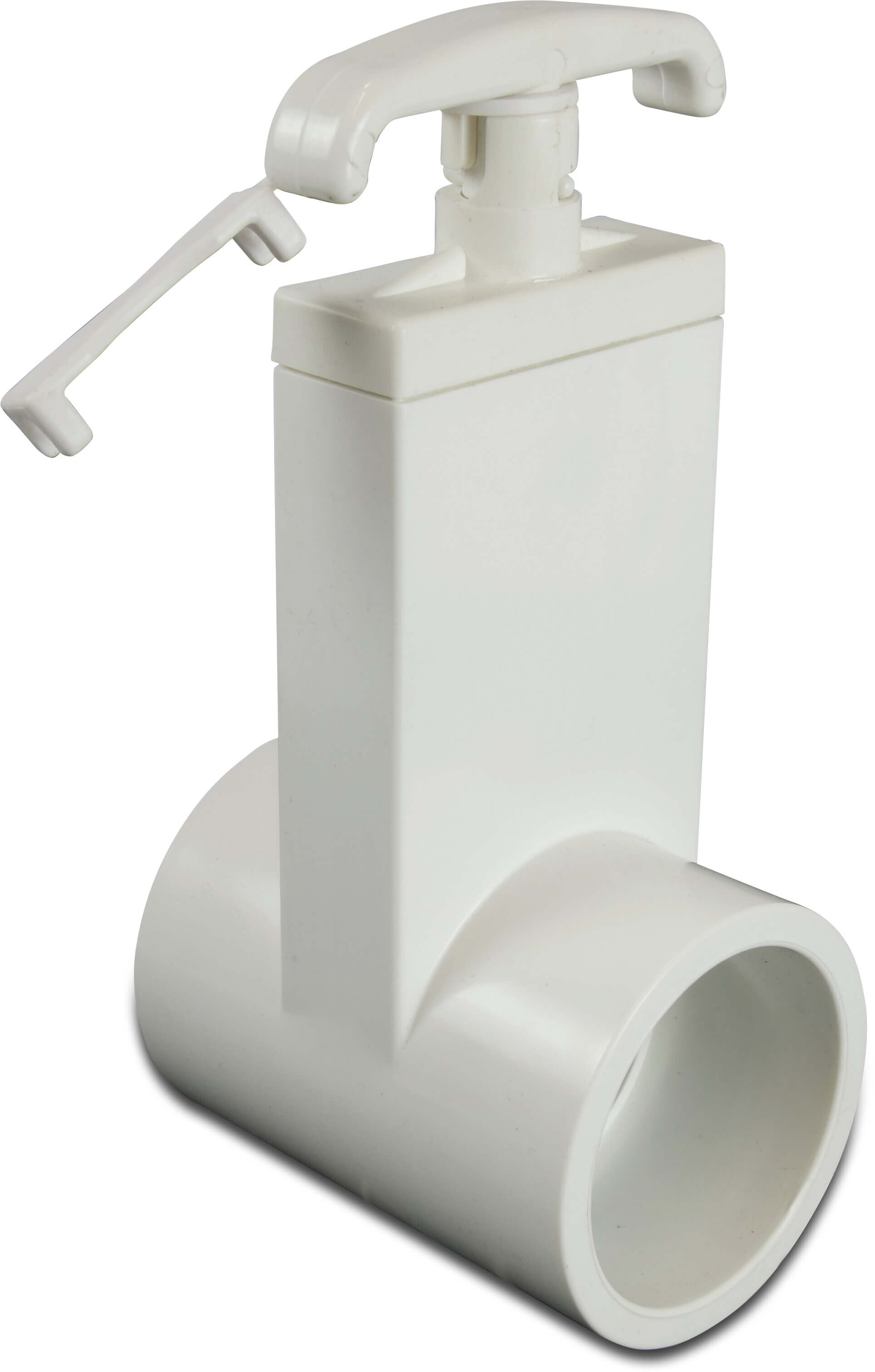 Gate valve PVC-U 2" imperial glue socket 3,5bar white