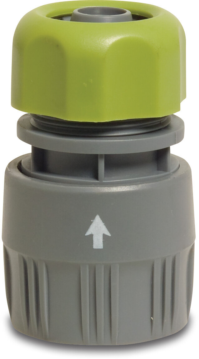 Flotide Click connector PVC-U 12 mm compression x female click grey/green