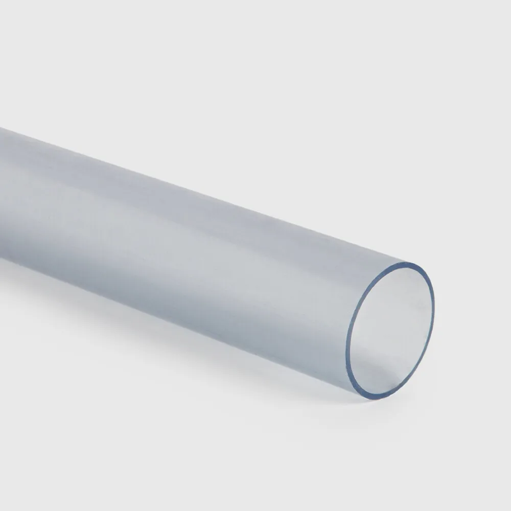 Drukbuis PVC-U 50 mm x 2,4 mm glad ISO-PN10 transparant 5m