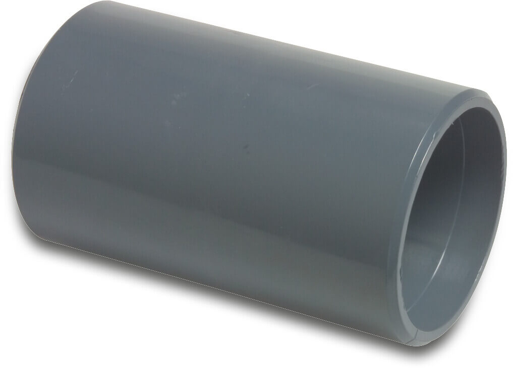 Profec Reparaturmuffe PVC-U 50 mm Klebemuffe 16bar Grau