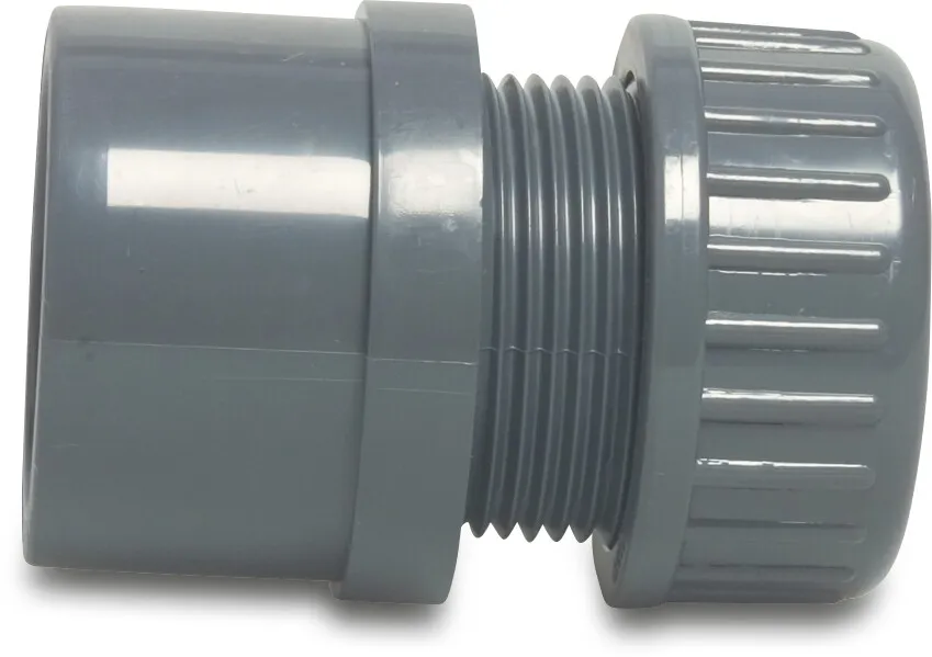 VDL Złącze naprawcze przejściowe PVC-U 50 mm x 40 mm KW x zacisk szary
