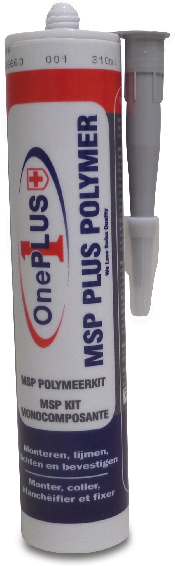 Swimming pool sealant white 0,290ltr type MSP Plus Polymeer