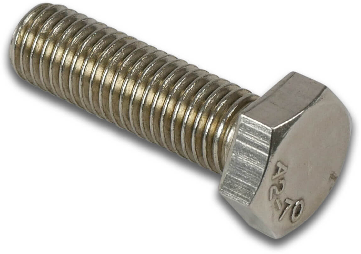 Bolt stainless steel A2/70 M8 x 50 mm type full thread