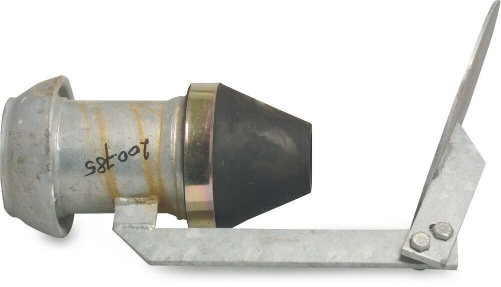 Slurry distributor steel galvanised 108 mm male part Perrot
