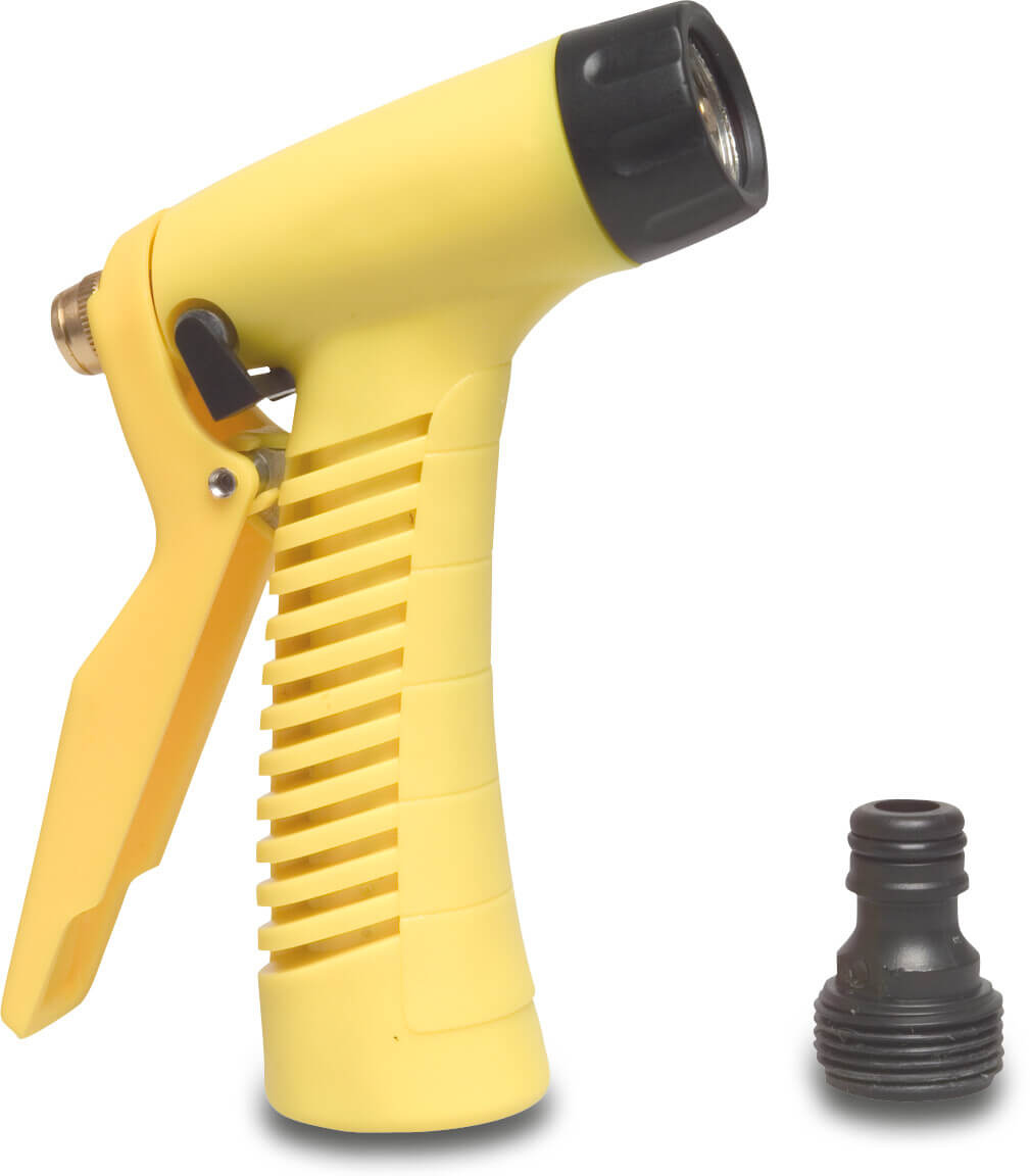 Spray pistol rubber reinforced with nylon 3/4" female thread/click blue type Popular