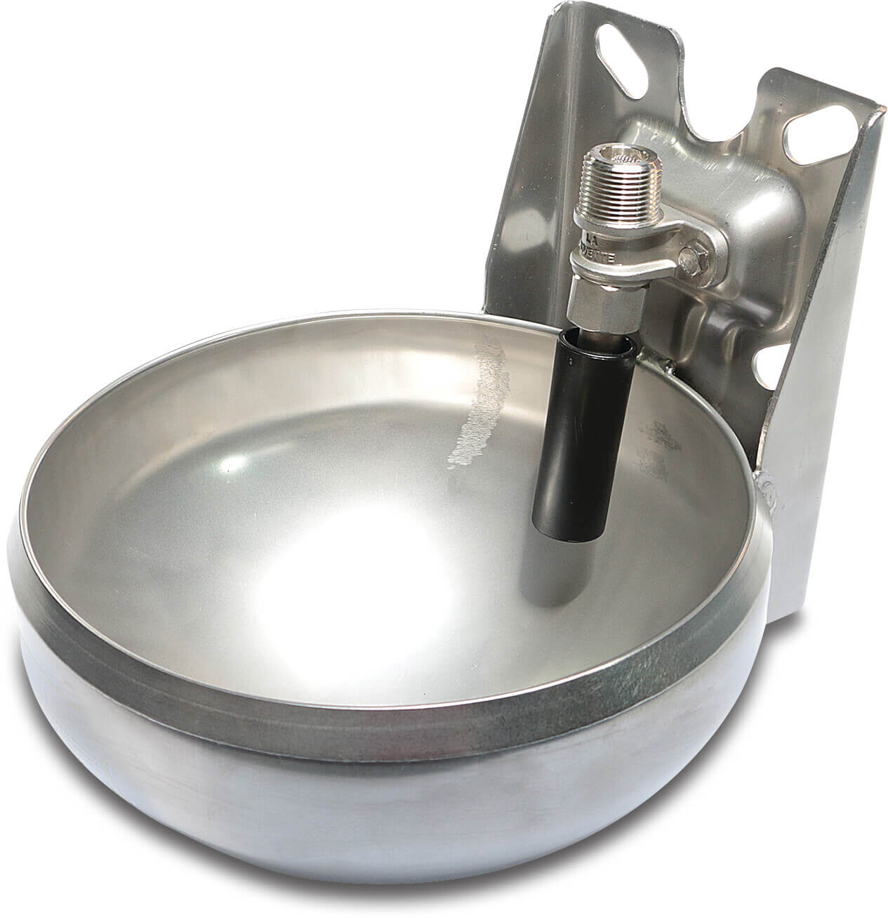 La Buvette Drinking bowl with tube stainless steel type F110 Inox