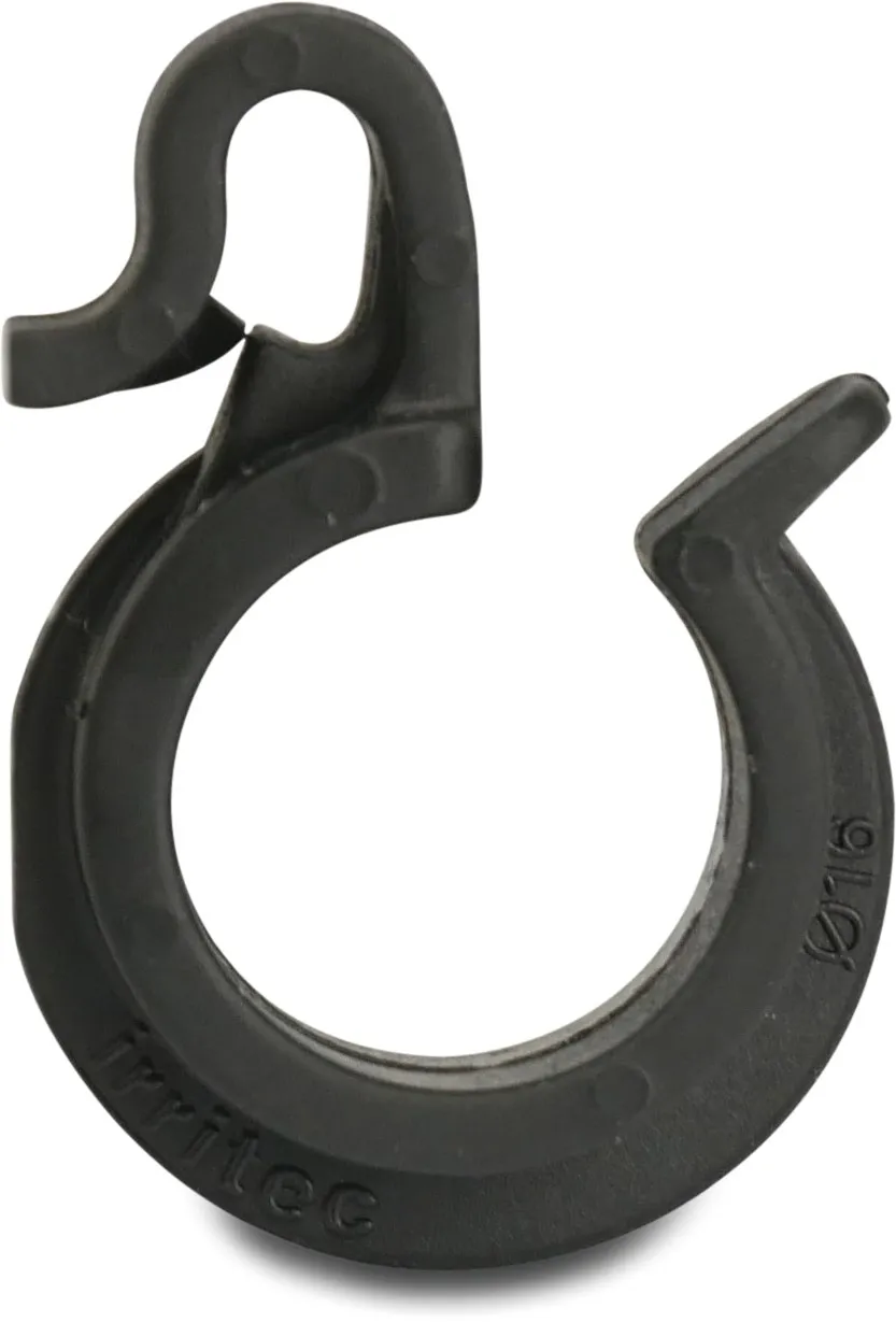 Rohrclipse für Tropfrohre PP 32 mm Schwarz