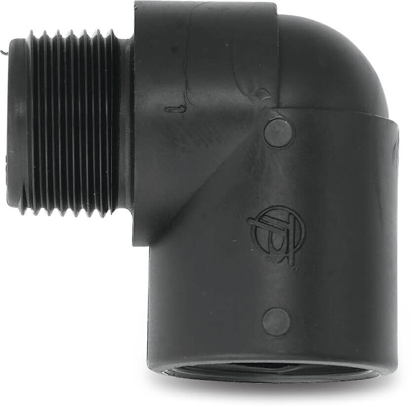 Tavlit Elbow 90° PP 1" male thread x female thread 16bar