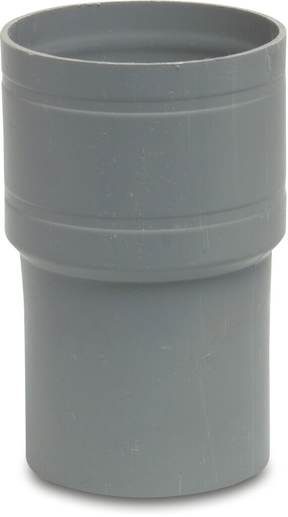 Reducer socket PVC-U 60 mm glue socket x insert (in pipe) grey