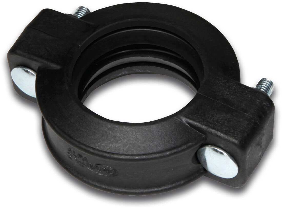 Pipe clamp PA glass fibre reinforced 1 1/2"