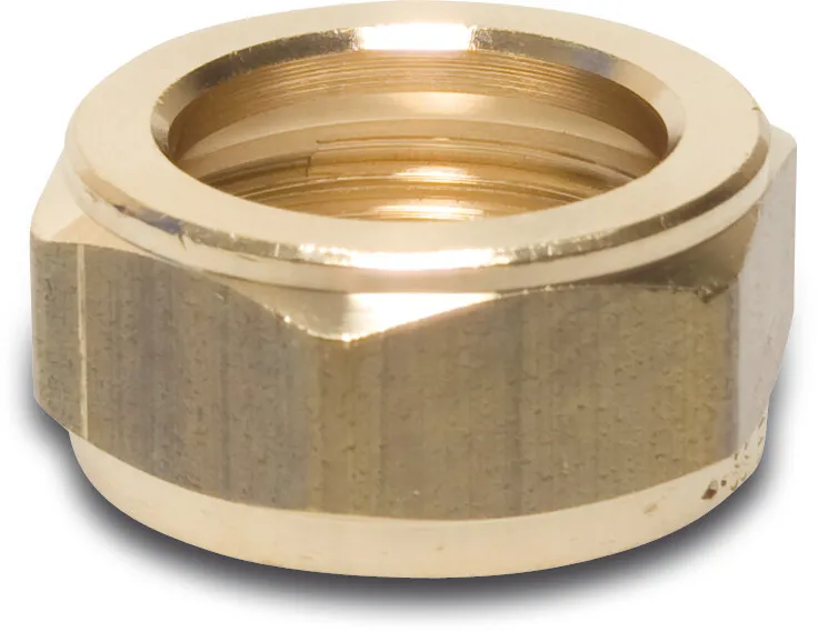 Bonfix Union nut brass 22 mm female thread KIWA/GASTEC