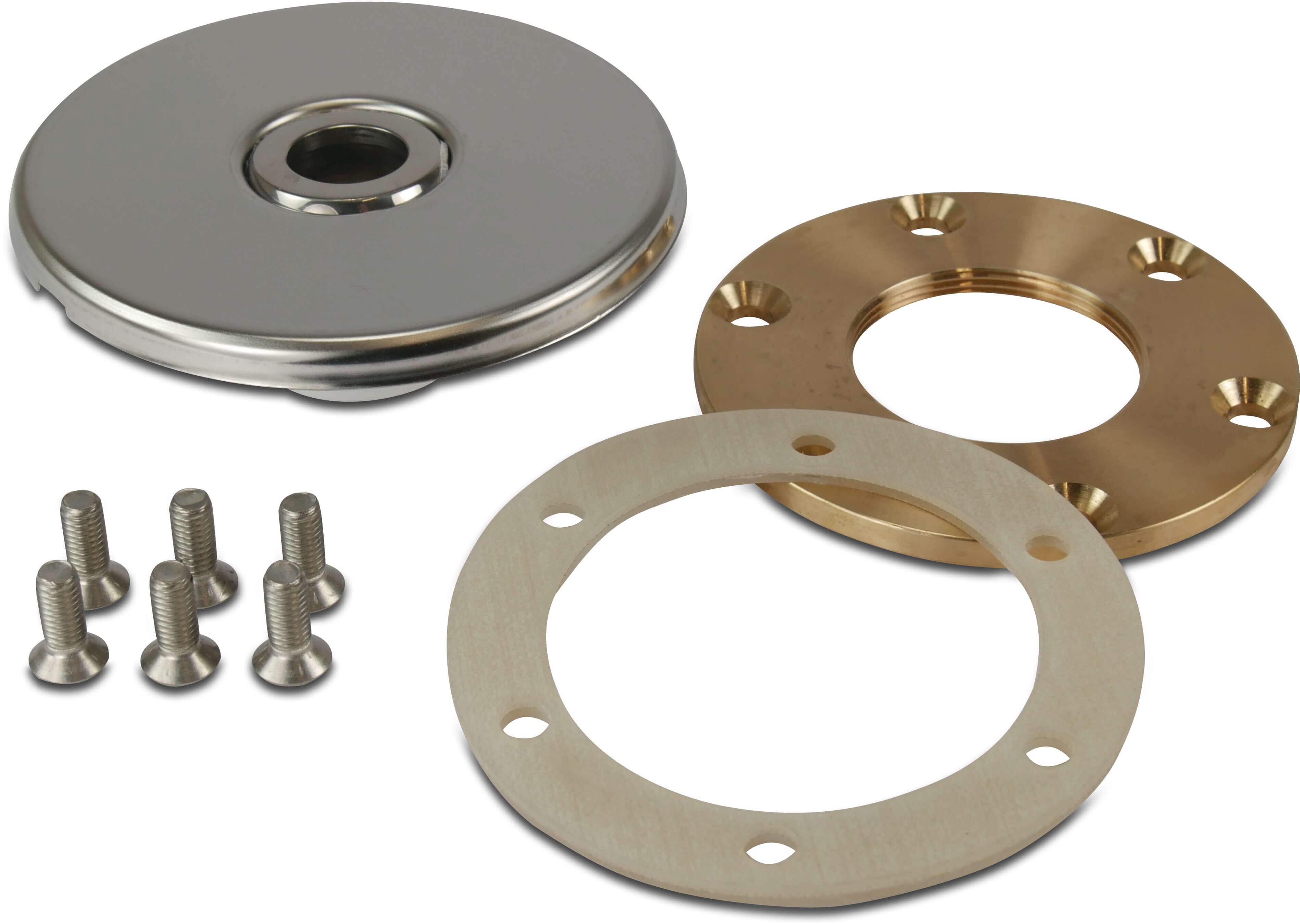 Flansch-Set Rotguss Typ Standard