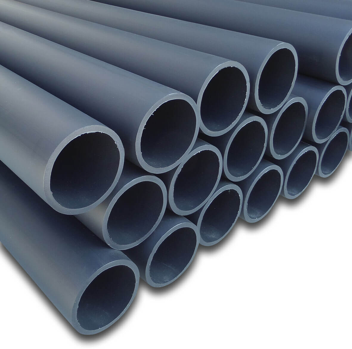 Kabelskyddsrör PE 160 mm x 6,2 mm slät svart 6m