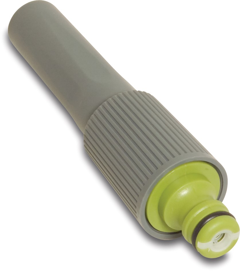 Hydro-Fit Spray nozzle plastic male click grey