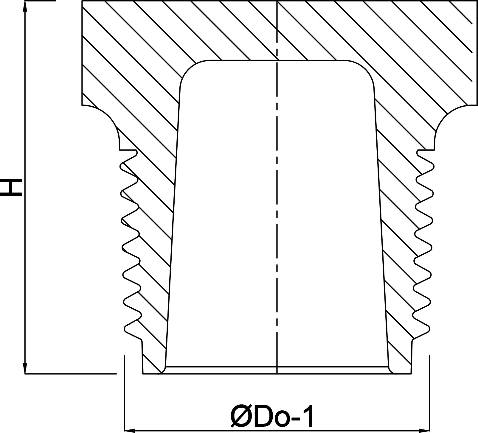 Profec Plug PVC-U 1/4" male thread 10bar grey