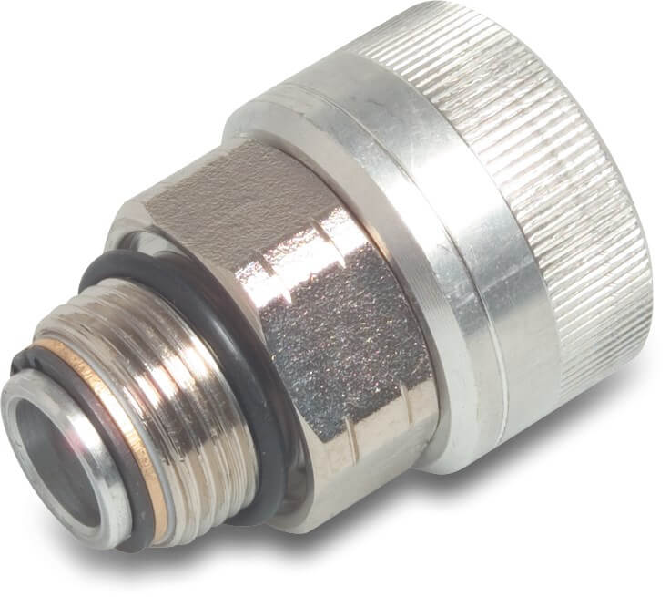 Roterende koppeling 3/4" x 1" buitendraad x binnendraad