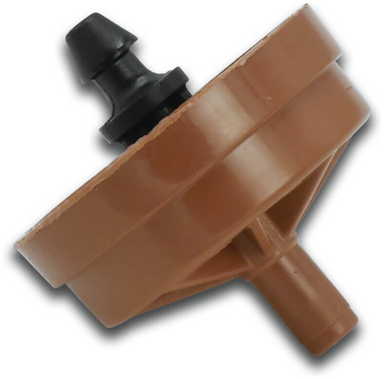 Netafim Tropfer Kunststoff Tülle x Taper V-Teil 4,0ltr/h Schwarz/Braun Typ PCT CNL