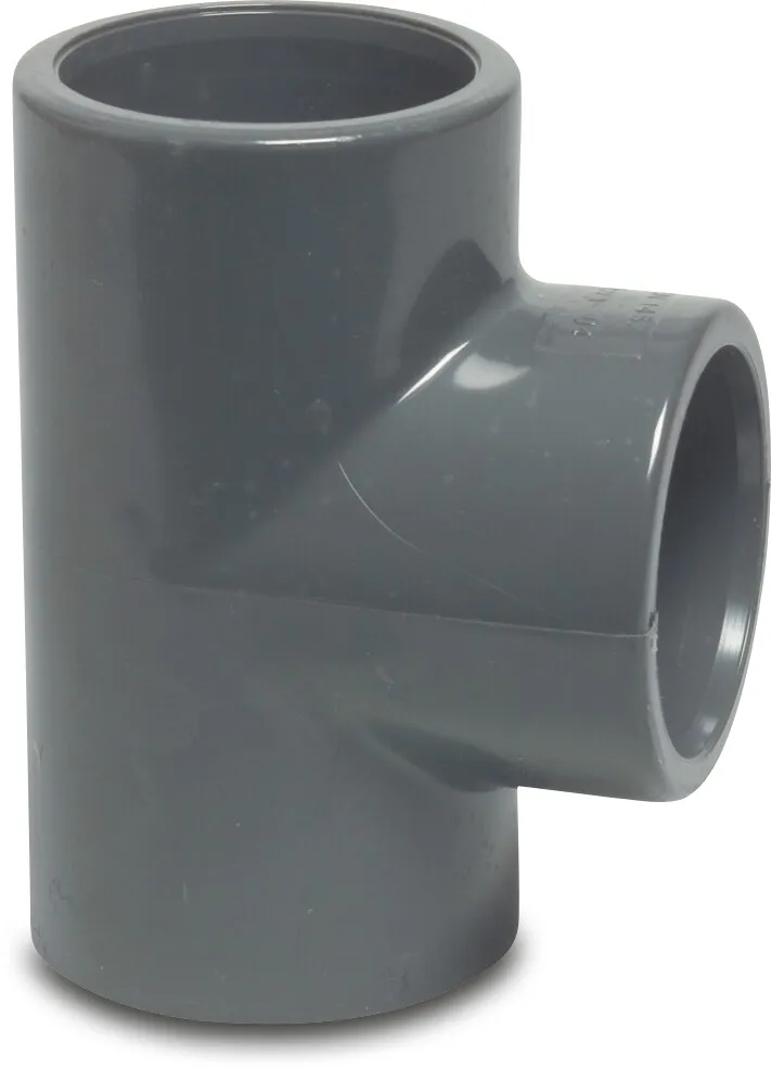 T-Stück 90° PVC-U 40 mm Klebemuffe 16bar P1
