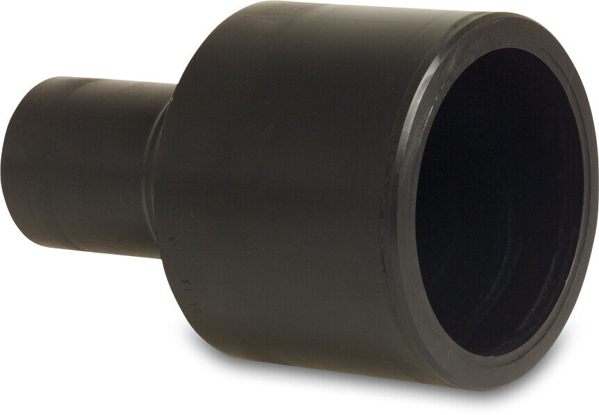 Profec Reducer socket PE100 40 mm x 32 mm spigot SDR 17 10bar 10bar black DVGW